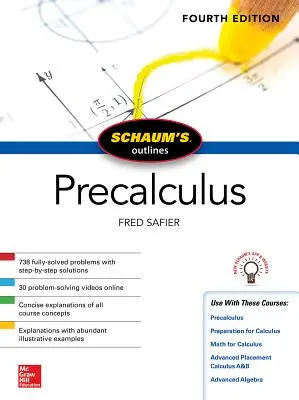 Schaum's Outline of Precalculus, quatrième édition - Schaum's Outline of Precalculus, Fourth Edition