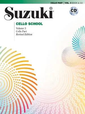 École de violoncelle Suzuki, Vol 3 : Partie de violoncelle, Livre et CD - Suzuki Cello School, Vol 3: Cello Part, Book & CD