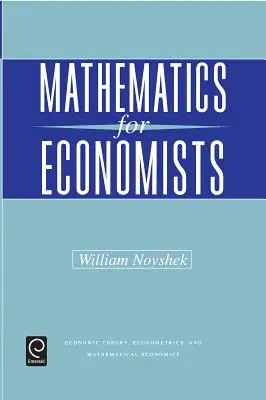 Mathématiques pour économistes - Mathematics for Economists