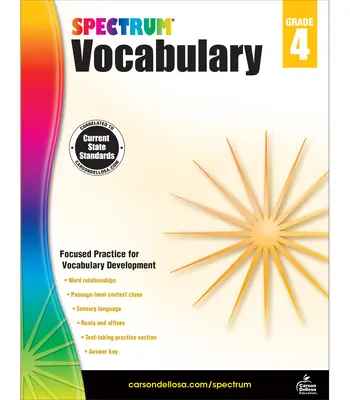 Spectrum Vocabulary, 4e année - Spectrum Vocabulary, Grade 4