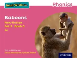 Read Write Inc. Phonics : Pink Set 3 Non-fiction 5 Baboons - Read Write Inc. Phonics: Pink Set 3 Non-fiction 5 Baboons