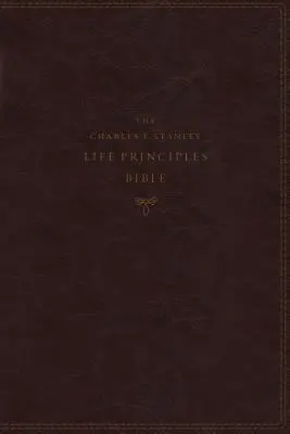 Nkjv, Charles F. Stanley Life Principles Bible, 2e édition, Leathersoft, Bourgogne, indexée, caractères confortables : Croître dans la connaissance et la compréhension de la - Nkjv, Charles F. Stanley Life Principles Bible, 2nd Edition, Leathersoft, Burgundy, Indexed, Comfort Print: Growing in Knowledge and Understanding of