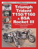 Comment restaurer les Triumph Trident T150/T160 & BSA Rocket III : Votre guide illustré en couleur, étape par étape, pour une restauration complète. - How to Restore Triumph Trident T150/T160 & BSA Rocket III: Your Step-By-Step Colour Illustrated Guide to Complete Restoration