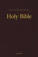 NIV, Pew and Worship Bible, gros caractères, couverture rigide, bourgogne - NIV, Pew and Worship Bible, Large Print, Hardcover, Burgundy