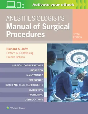 Manuel des procédures chirurgicales de l'anesthésiste - Anesthesiologist's Manual of Surgical Procedures