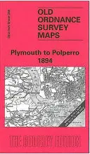 De Plymouth à Polperro 1894 - Feuille d'un pouce 348 - Plymouth to Polperro 1894 - One Inch Sheet 348