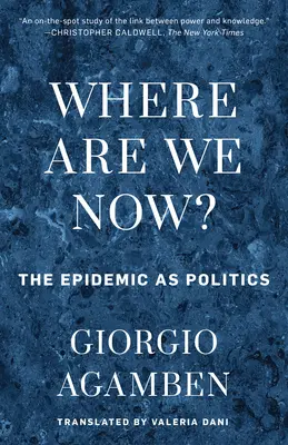 Où en sommes-nous ? L'épidémie en tant que politique - Where Are We Now?: The Epidemic as Politics