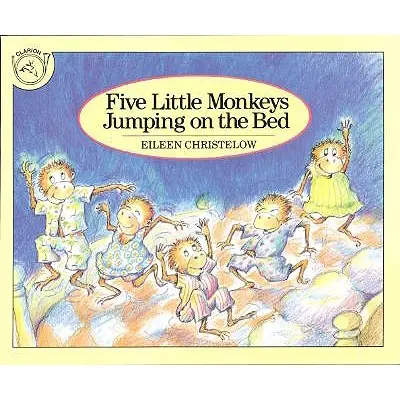 Cinq petits singes sautent sur le lit - Five Little Monkeys Jumping on the Bed