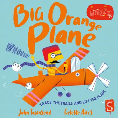 Grand avion orange - Big Orange Plane