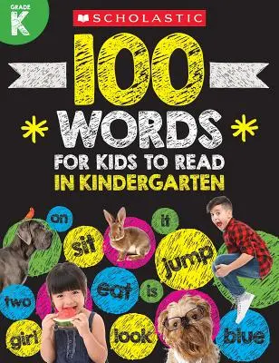 Cahier d'exercices 100 mots à lire à l'école maternelle - 100 Words for Kids to Read in Kindergarten Workbook