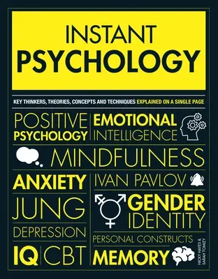 Psychologie instantanée : Penseurs, théories, découvertes et concepts clés - Instant Psychology: Key Thinkers, Theories, Discoveries and Concepts