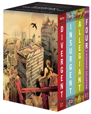 Coffret anniversaire de Divergente en 4 livres : Divergent, Insurgent, Allegiant, Four - Divergent Anniversary 4-Book Box Set: Divergent, Insurgent, Allegiant, Four