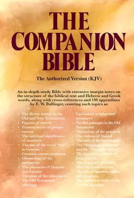 Bible d'accompagnement - KJV - Companion Bible-KJV