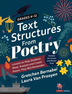 Text Structures from Poetry, Grades 4-12 : Leçons pour aider les étudiants à lire, analyser et créer des poèmes dont ils se souviendront. - Text Structures from Poetry, Grades 4-12: Lessons to Help Students Read, Analyze, and Create Poems They Will Remember