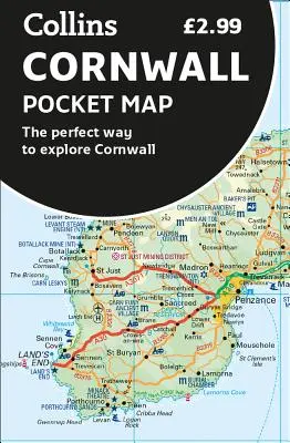 Carte de poche des Cornouailles - Le moyen idéal d'explorer les Cornouailles - Cornwall Pocket Map - The Perfect Way to Explore Cornwall