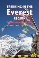 Trekking dans la région de l'Everest : Guide pratique avec 27 cartes détaillées des itinéraires et 65 plans des villages, y compris le guide de la ville de Katmandou - Trekking in the Everest Region: Practical Guide with 27 Detailed Route Maps & 65 Village Plans Including Kathmandu City Guide