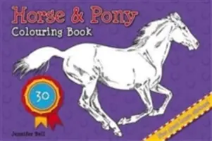 Livre de coloriage sur les chevaux et les poneys - Horse and Pony Colouring Book