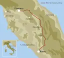 Trekking the Way of St Francis : De Florence à Assise et Rome - Trekking the Way of St Francis: From Florence to Assisi and Rome