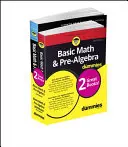 Mathématiques de base et pré-Algèbre pour les Nuls Livre + Cahier d'exercices - Basic Math & Pre-Algebra for Dummies Book + Workbook Bundle