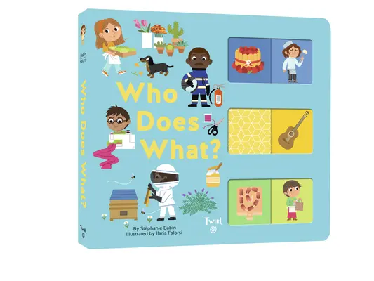 Qui fait quoi ? Un livre à glisser et à apprendre - Who Does What?: A Slide-And-Learn Book