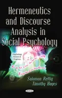 Herméneutique et analyse du discours en psychologie sociale - Hermeneutics & Discourse Analysis in Social Psychology