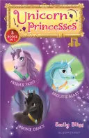 Princesses licornes livres à relier 4-6 : La peinture du prisme, Le souffle de la brise et La danse de la lune - Unicorn Princesses Bind-Up Books 4-6: Prism's Paint, Breeze's Blast, and Moon's Dance