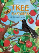 L'explorateur d'arbres - Livre d'autocollants et d'activités sur la nature - Tree Explorer - Nature Sticker & Activity Book