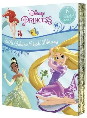 Disney Princess Little Golden Book Library (Disney Princess) : Tangled ; Brave ; La Princesse et la Grenouille ; La Petite Sirène ; La Belle et la Bête ; Cin - Disney Princess Little Golden Book Library (Disney Princess): Tangled; Brave; The Princess and the Frog; The Little Mermaid; Beauty and the Beast; Cin