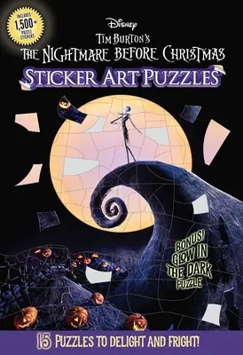 Les Cauchemars avant Noël - Puzzles d'art autocollant - The Nightmare Before Christmas Sticker Art Puzzles