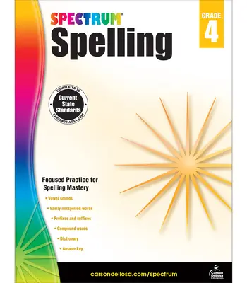 Spectrum Spelling, 4e année - Spectrum Spelling, Grade 4