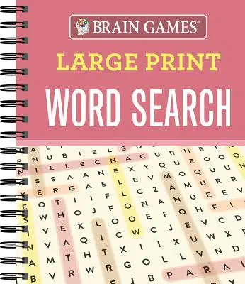 Jeux cérébraux - Mots croisés en gros caractères - Brain Games - Large Print Word Search