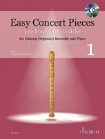 Easy Concert Pieces - Book 1 : 30 Pieces from 5 Centuries pour flûte à bec descendante et piano. Comprend un CD avec des enregistrements de démonstration : 30 Pieces from 5 Centurie - Easy Concert Pieces - Book 1: 30 Pieces from 5 Centuries for Descant Recorder with Piano. Includes CD with Demo Recordings.: 30 Pieces from 5 Centurie