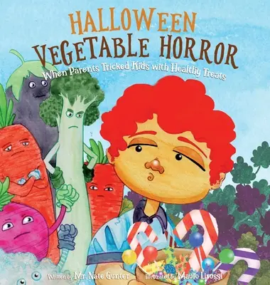 Livre pour enfants Halloween Vegetable Horror : Quand les parents trompent les enfants avec des friandises saines - Halloween Vegetable Horror Children's Book: When Parents Tricked Kids with Healthy Treats