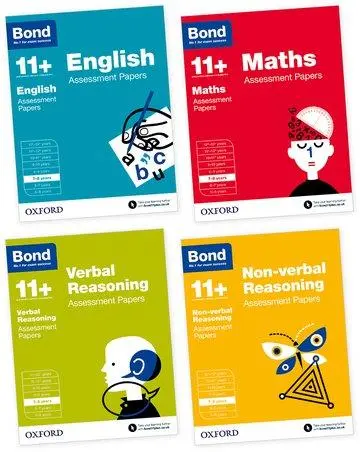 Obligation 11+ : Anglais, Maths, Raisonnement non verbal, Raisonnement verbal : Assessment Papers - 7-8 years Bundle - Bond 11+: English, Maths, Non-verbal Reasoning, Verbal Reasoning: Assessment Papers - 7-8 years Bundle