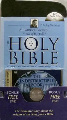 Bible d'Alexander Scourby - KJV [Avec le livre indestructible] (en anglais) - Alexander Scourby Bible-KJV [With The Indestructible Book]