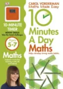 10 Minutes A Day Maths, 5-7 ans (Key Stage 1) - soutient le programme national, aide à développer de solides compétences en mathématiques - 10 Minutes A Day Maths, Ages 5-7 (Key Stage 1) - Supports the National Curriculum, Helps Develop Strong Maths Skills