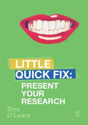 Présenter sa recherche : La petite solution miracle - Present Your Research: Little Quick Fix