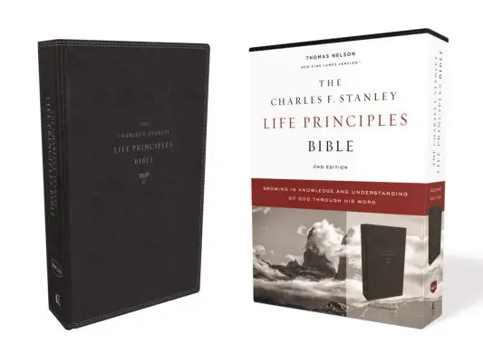 Nkjv, Charles F. Stanley Life Principles Bible, 2ème édition, Leathersoft, Black, Comfort Print : Croître dans la connaissance et la compréhension de Dieu à travers sa Parole - Nkjv, Charles F. Stanley Life Principles Bible, 2nd Edition, Leathersoft, Black, Comfort Print: Growing in Knowledge and Understanding of God Through