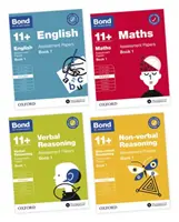 Bond 11+ : Anglais, Maths, Raisonnement verbal, Raisonnement non verbal : Assessment Papers - 9-10 Yrs Bundle - Bond 11+ English, Maths, Verbal Reasoning, Non Verbal Reasoning: Assessment Papers - 9-10 Yrs Bundle