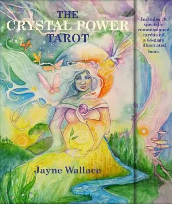 Le Tarot du Pouvoir du Cristal : Comprend un jeu complet de 78 cartes de tarot spécialement commandées et un livre illustré de 64 pages [Avec livre(s)]. - The Crystal Power Tarot: Includes a Full Deck of 78 Specially Commissioned Tarot Cards and a 64-Page Illustrated Book [With Book(s)]