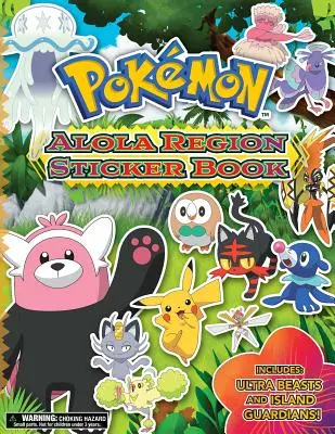 Livre d'autocollants de la région d'Alola - Pokmon Alola Region Sticker Book