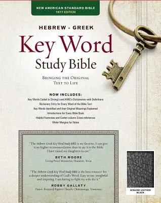 Bible d'étude des mots-clés hébreux et grecs - NASB : les clés de la Parole de Dieu - Hebrew-Greek Key Word Study Bible-NASB: Key Insights Into God's Word