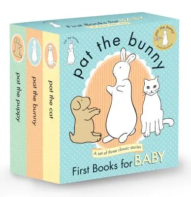 Pat le lapin : Premiers livres pour bébé (Pat le lapin) : Pat le lapin ; Pat le chiot ; Pat le chat - Pat the Bunny: First Books for Baby (Pat the Bunny): Pat the Bunny; Pat the Puppy; Pat the Cat