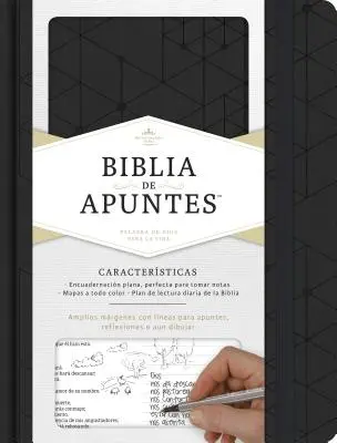 Rvr 1960 Biblia de Apuntes, Negro Smil Piel