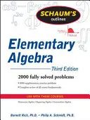 Schaum's Outlines Elementary Algebra (en anglais) - Schaum's Outlines Elementary Algebra