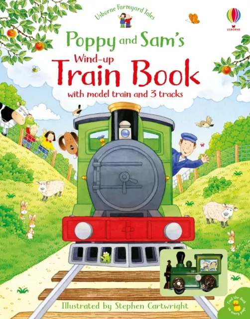 Le livre du train à remonter de Poppy et Sam - Poppy and Sam's Wind-up Train Book