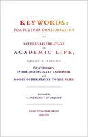 Mots-clés; : Pour plus de considération et particulièrement pertinent pour la vie académique, &C. - Keywords;: For Further Consideration and Particularly Relevant to Academic Life, &C.