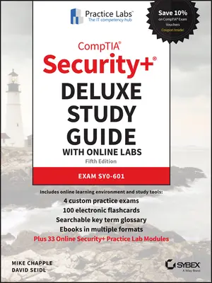 Guide d'étude de luxe Comptia Security+ avec laboratoires en ligne : Examen Sy0-601 - Comptia Security+ Deluxe Study Guide with Online Labs: Exam Sy0-601