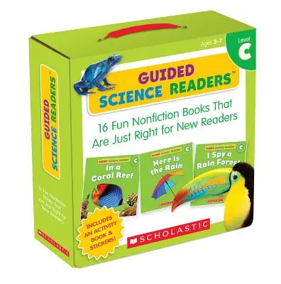 Lecteurs scientifiques guidés : Level C (Parent Pack) : 16 livres amusants de non-fiction qui conviennent parfaitement aux nouveaux lecteurs [avec autocollant(s) et cahier d'activités]. - Guided Science Readers: Level C (Parent Pack): 16 Fun Nonfiction Books That Are Just Right for New Readers [With Sticker(s) and Activity Book]