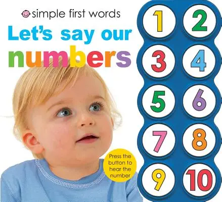 Premiers mots simples Disons nos chiffres - Simple First Words Let's Say Our Numbers